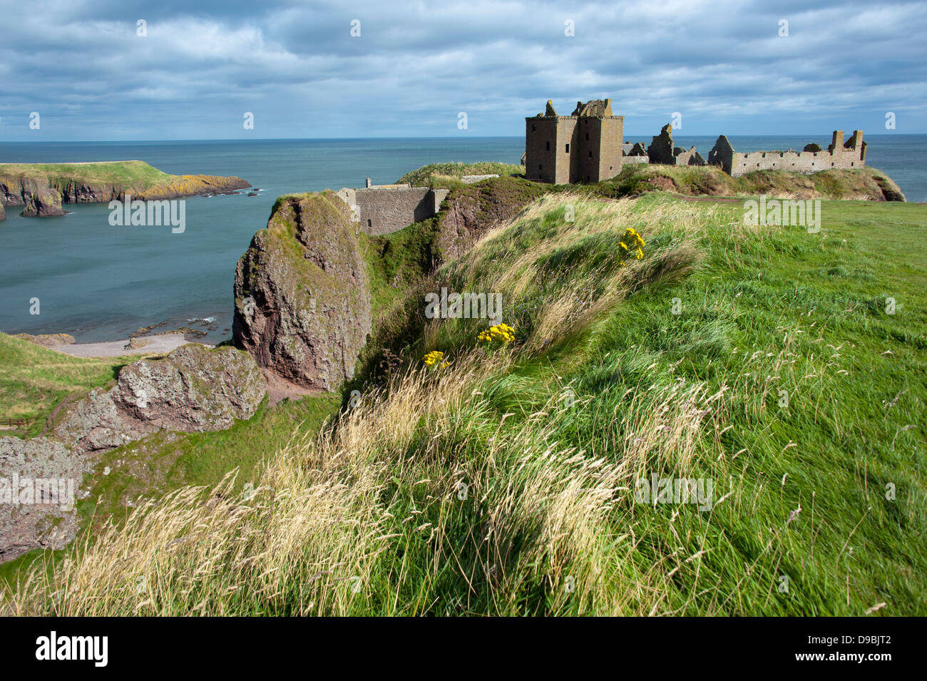 Castello di Dunnottar di Stonehaven, Aberdeenshire, Scozia, Gran Bretagna, Europa , Schloss Dunnottar di Stonehaven, Aberdeenshire, sch Foto Stock