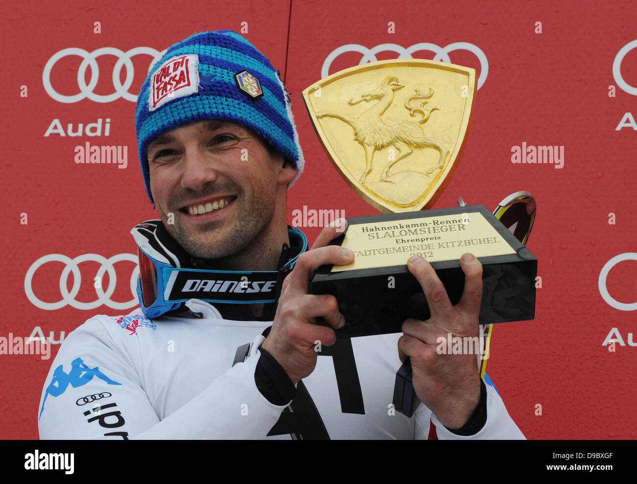 Cristian Deville Audi FIS Coppa del Mondo di Sci Alpino di Kitzbühel, Austria - 25.01.12 Foto Stock
