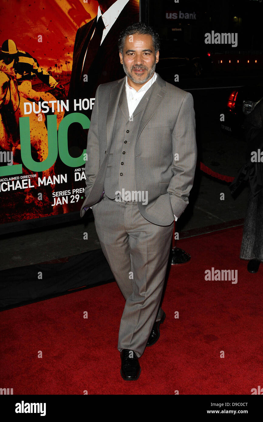 John Ortiz del HBO 'fortuna' Los Angeles Premiere detenute a Grauman's Chinese Theatre Hollywood, California - 25.01.12 Foto Stock