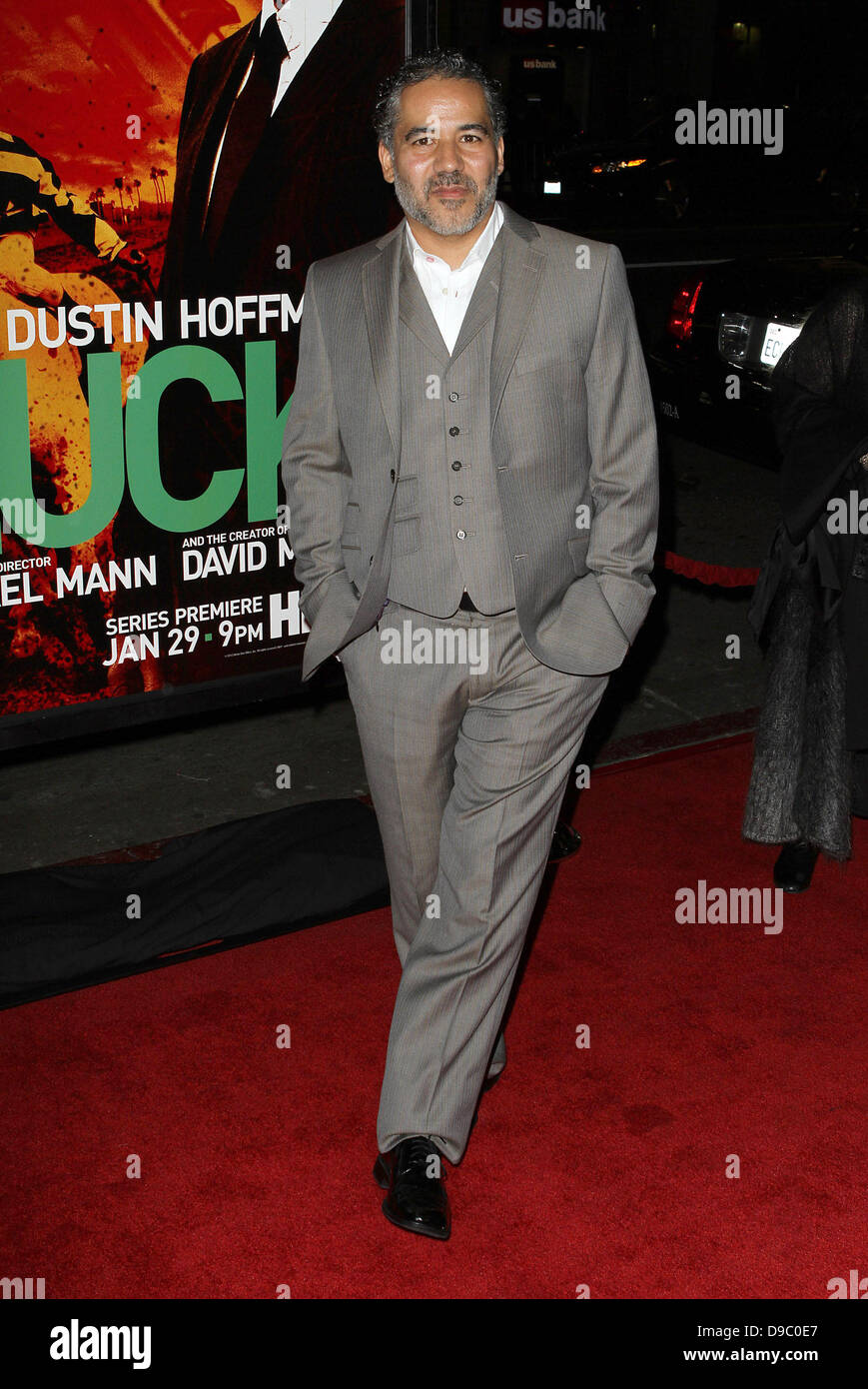 John Ortiz del HBO 'fortuna' Los Angeles Premiere detenute a Grauman's Chinese Theatre Hollywood, California - 25.01.12 Foto Stock