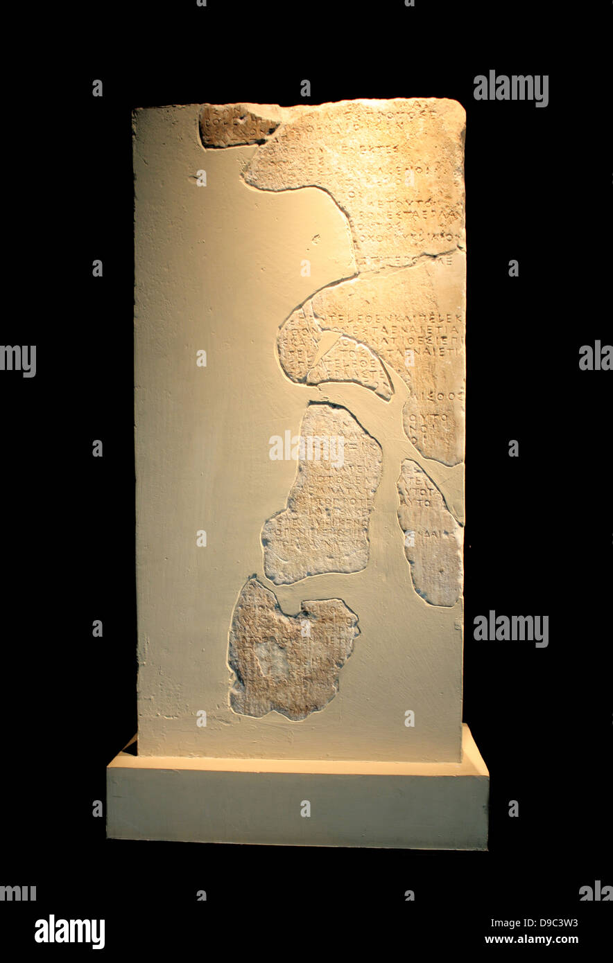 Conto dei supervisori per la costruzione del Partenone 447/6 - 433/2 BC Foto Stock