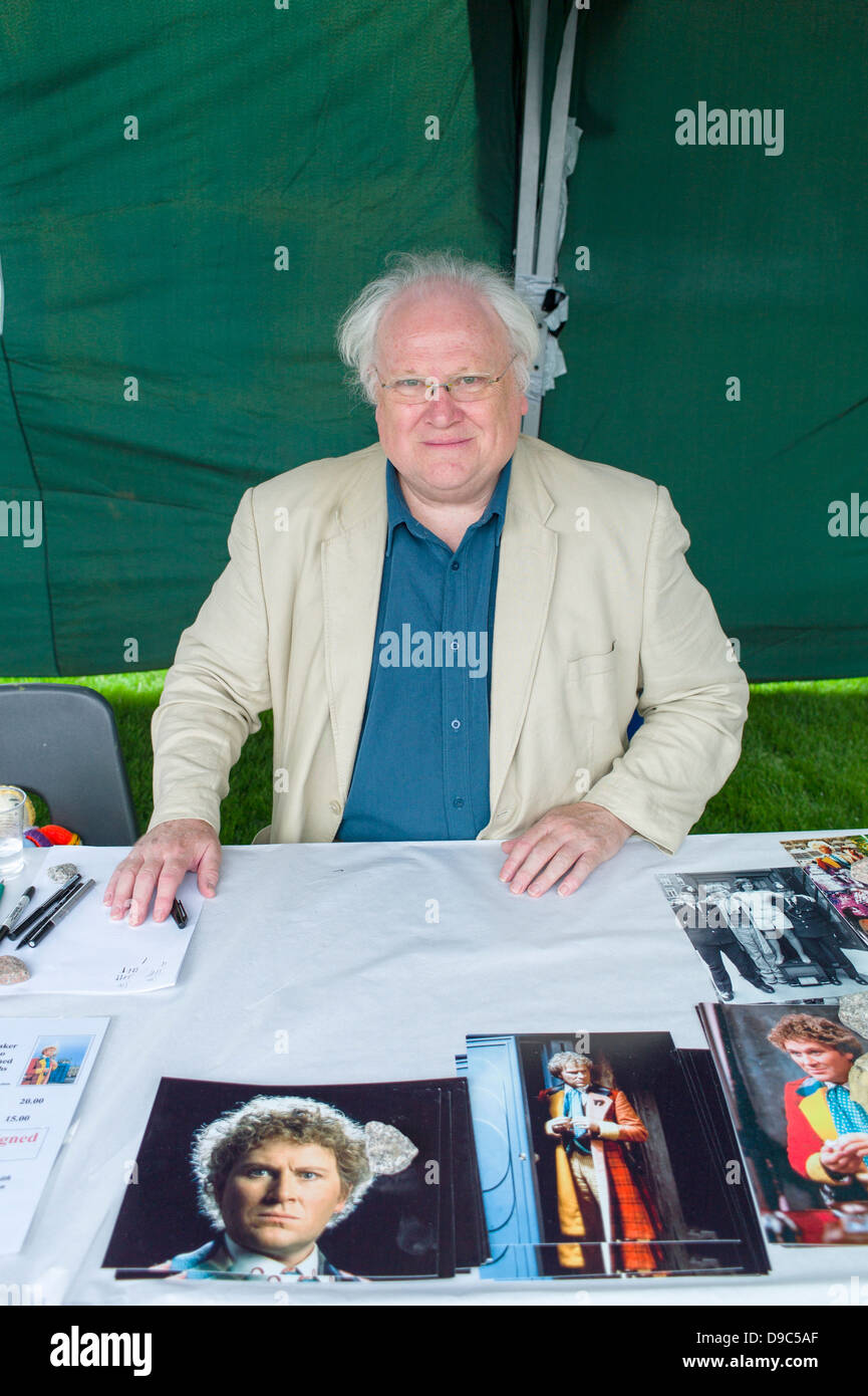 Ritratto di Colin Baker che fu il sesto Dr Who da1984-86 prese a Herne Bay Si-Fi dal mare evento. Foto Stock