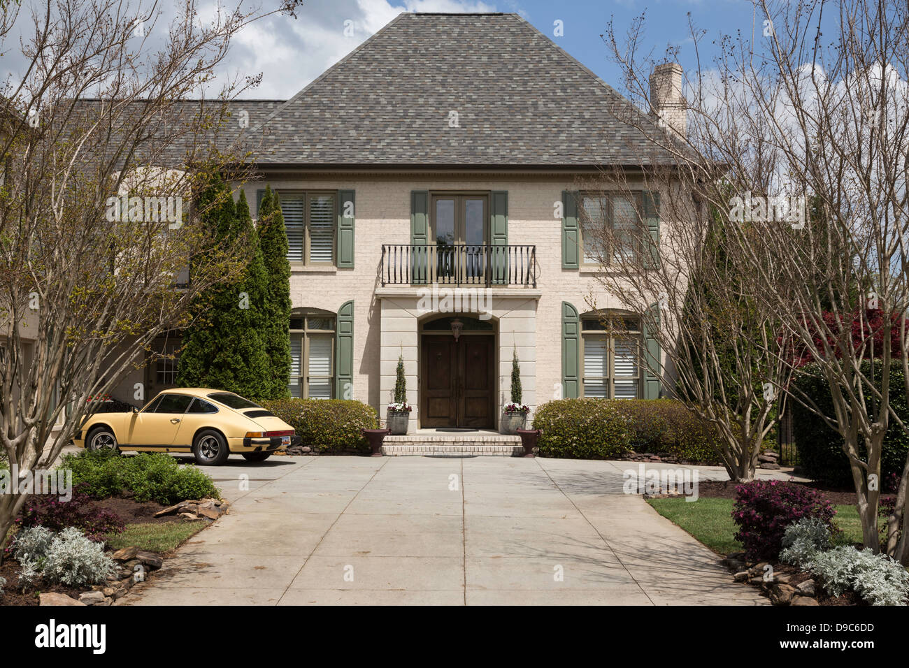 Di lusso casa residenziale e passo carraio, STATI UNITI D'AMERICA Foto Stock