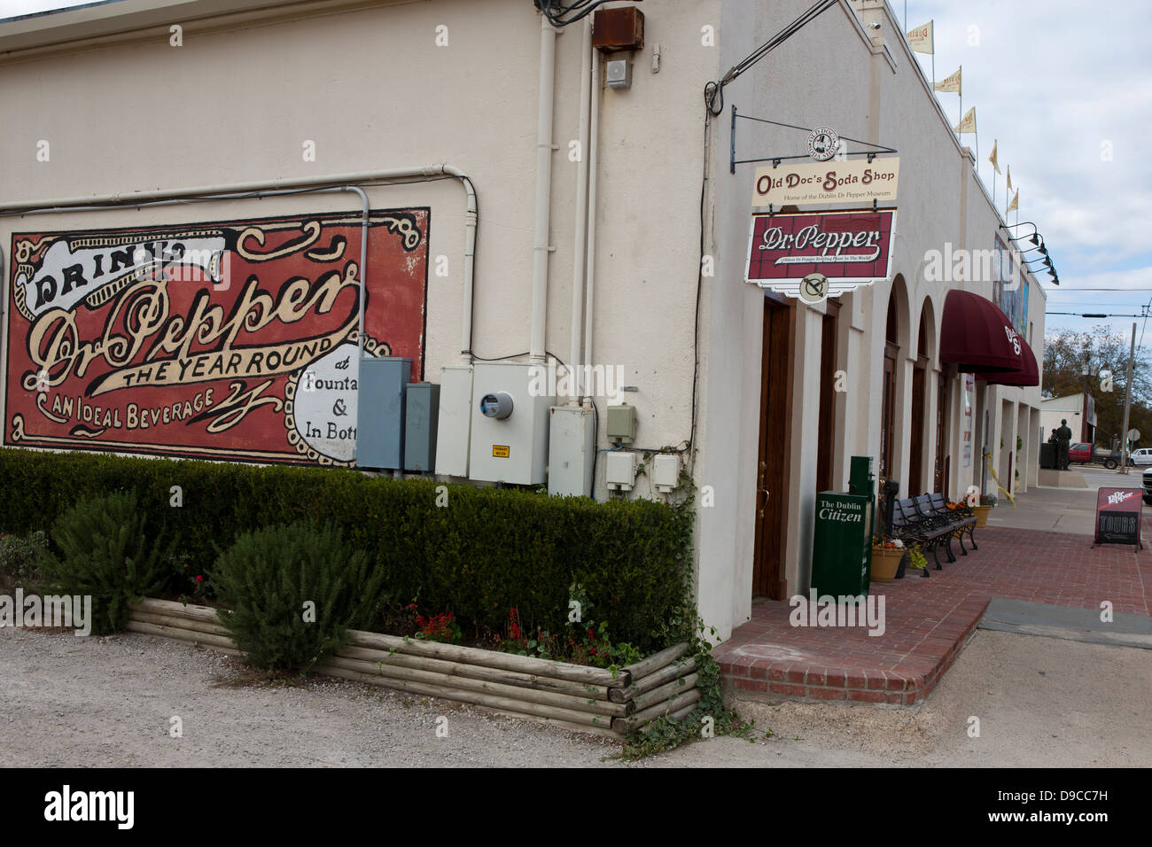 Il Dott. Pepper Bottling Company impianto, Dublino, Texas, Stati Uniti d'America Foto Stock