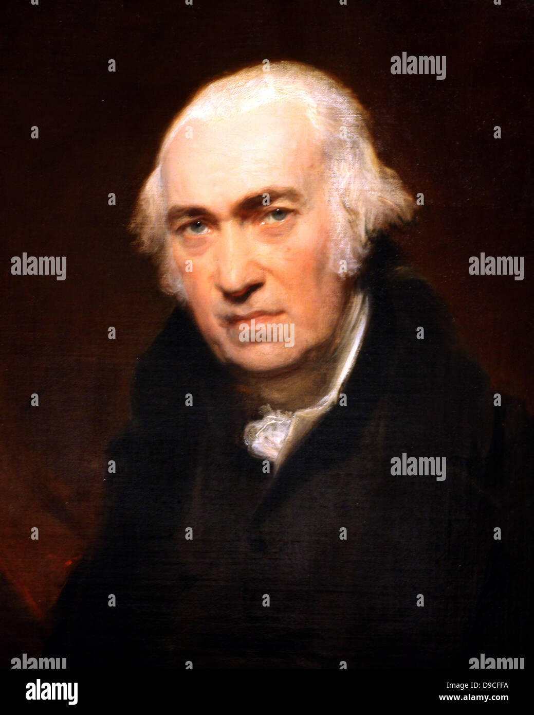 Dettaglio da "Ritratto di James Watt' 1812, da Sir Thomas Lawrence (1769-1830). Foto Stock
