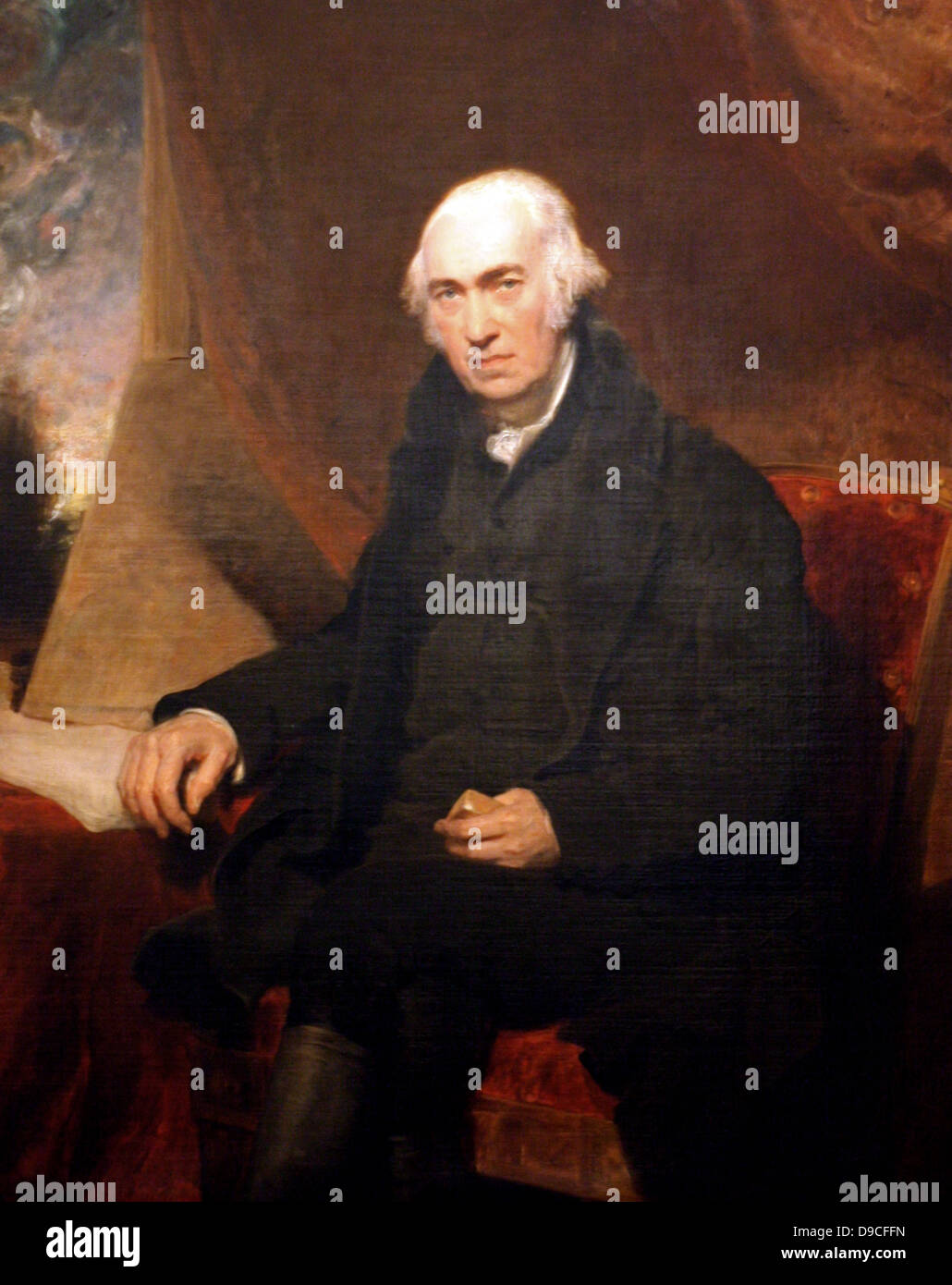 Ritratto di James Watt' 1812, da Sir Thomas Lawrence (1769-1830). Foto Stock