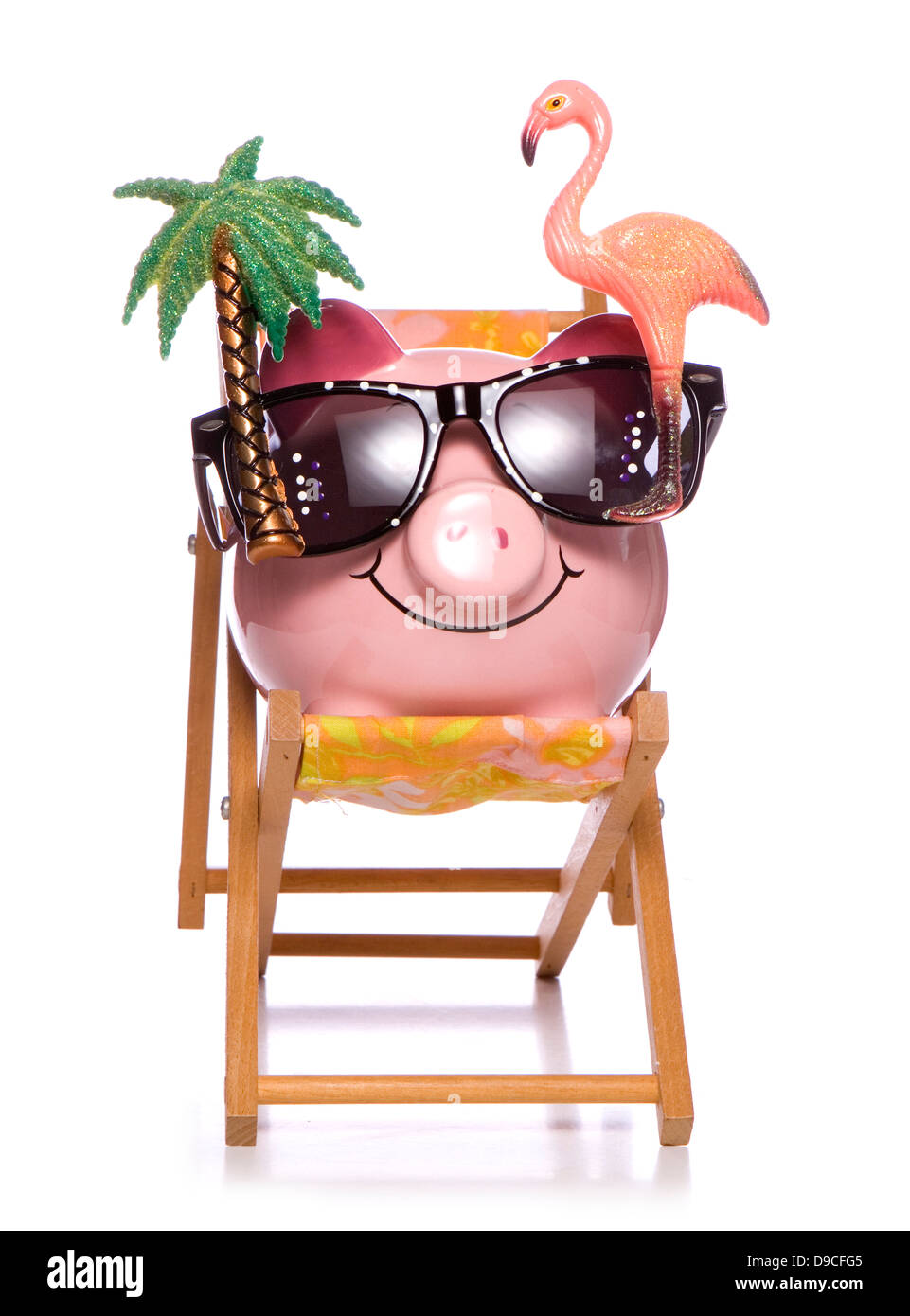 Il risparmio per il pensionamento studio ritaglio Foto Stock