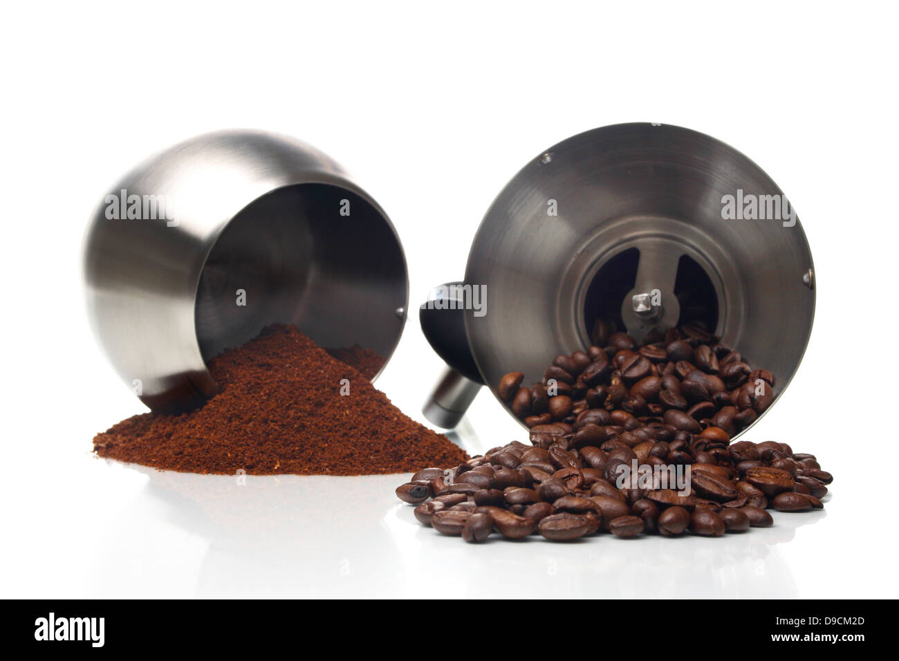 I moderni caffè macinacaffè Foto Stock