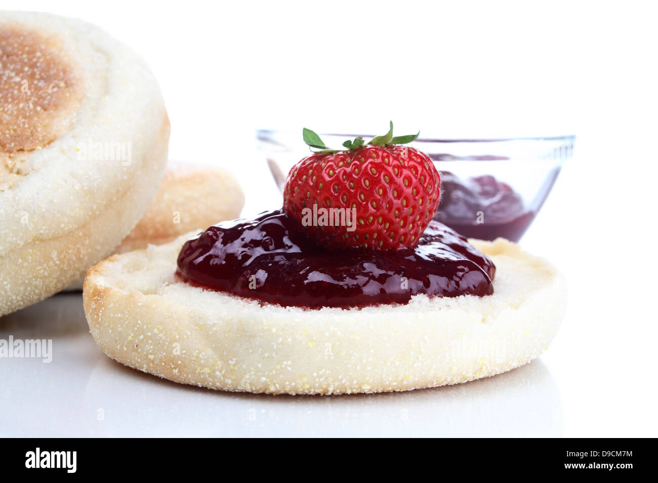Marmellata di fragole Foto Stock