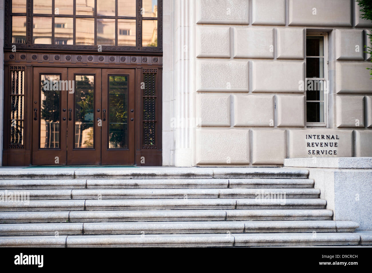 L'Internal Revenue Service IRS [] edificio in Washington DC Foto Stock