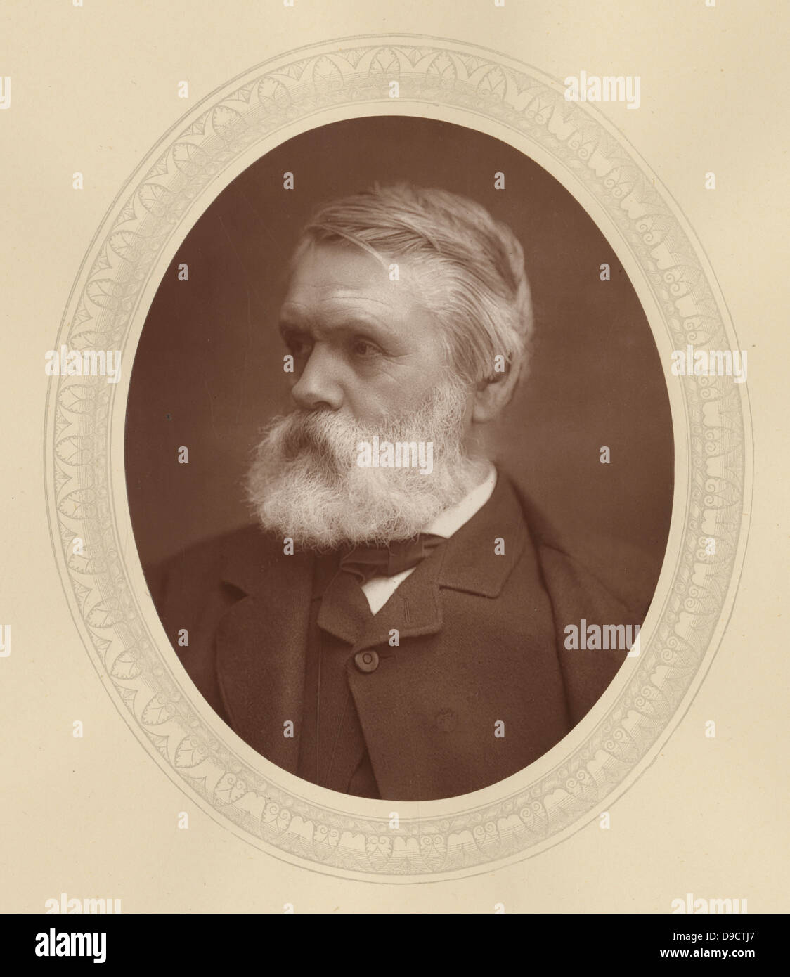 Tom Taylor (1817-1888) drammaturgo inglese, critico, redattore della rivista satirica Punch 1874-1880. Tra i suoi numerosi play la nostra cugina americana è stata eseguita nella parte anteriore del presidente Abraham Lincoln quando è stato assassinato. Foto Stock