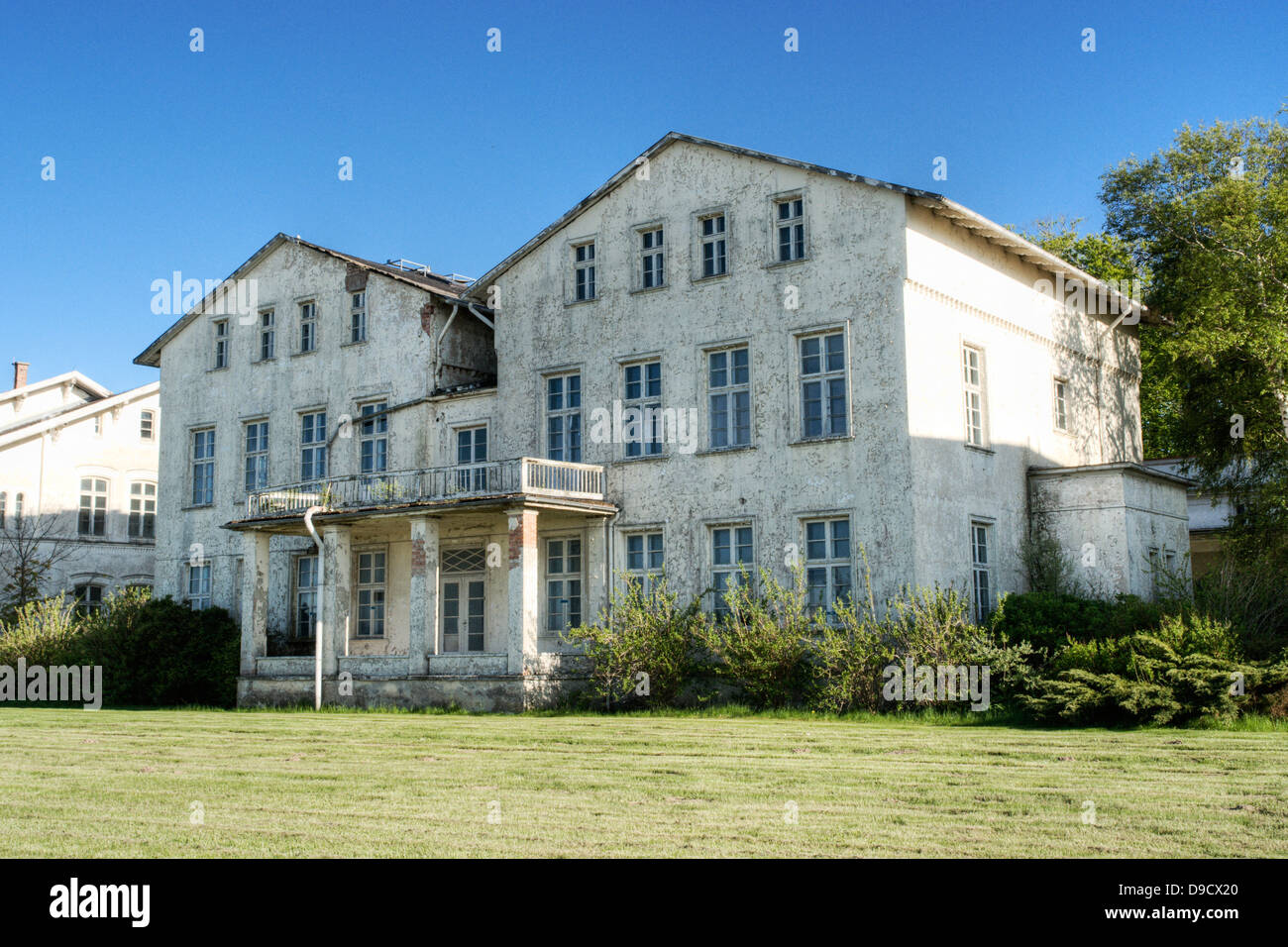 Villa in difficoltà sulla Spiaggia di Heiligendamm Foto Stock