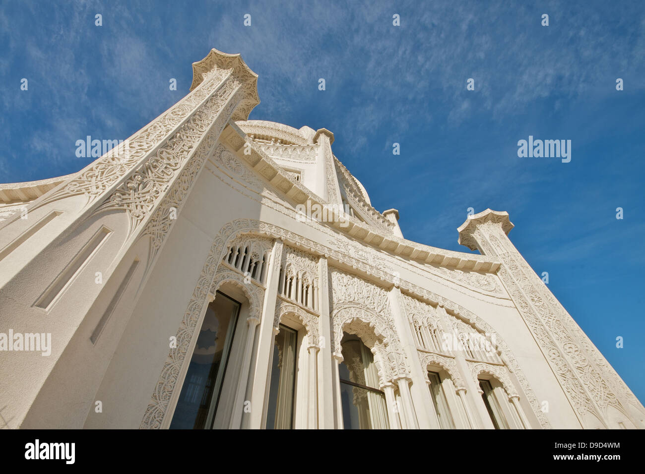 I bahaisti casa di culto in Wilmette, Chicago. Foto Stock