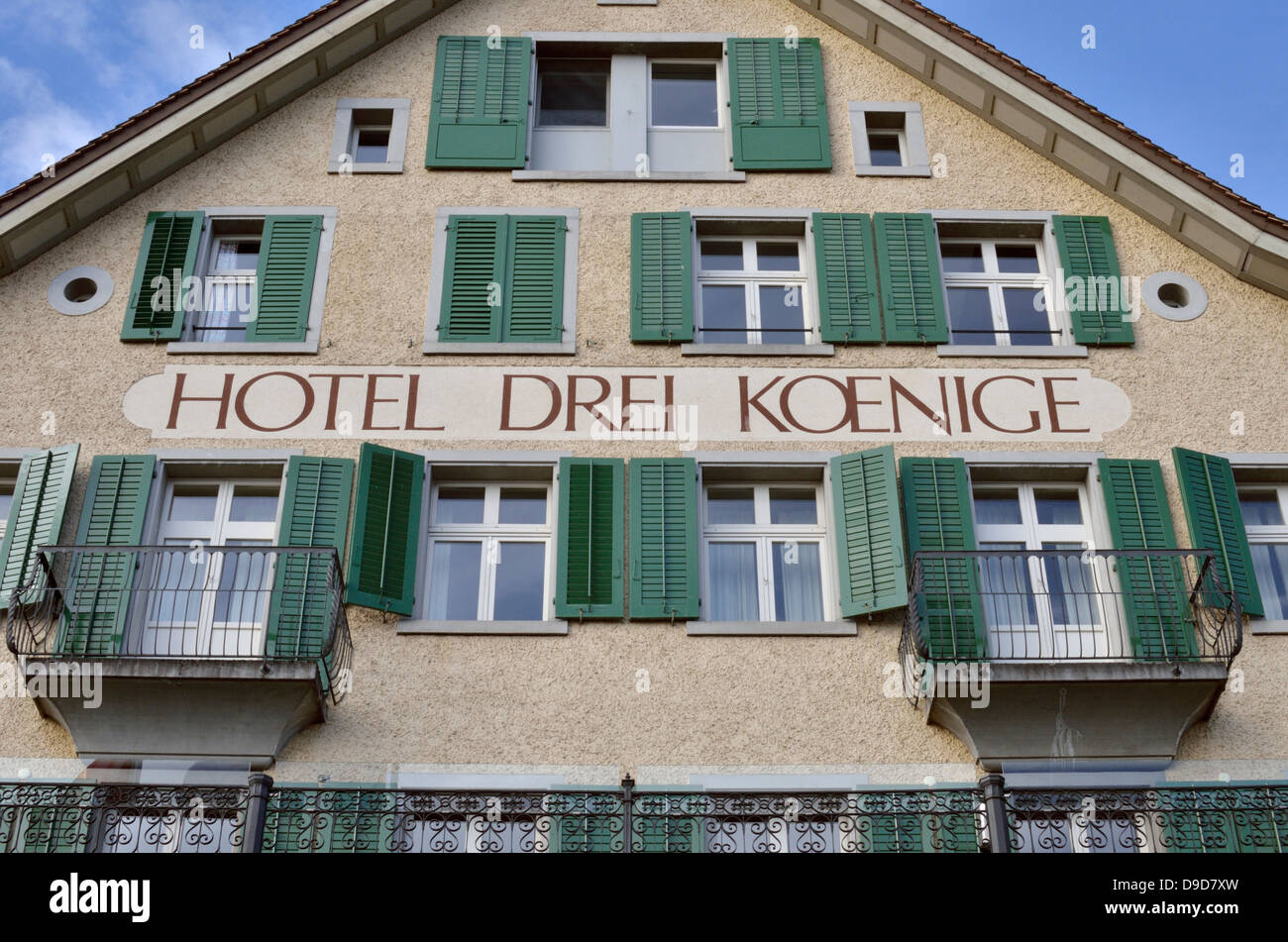Hotel Drei Konige, Richterswil, Zurigo, Svizzera. Foto Stock