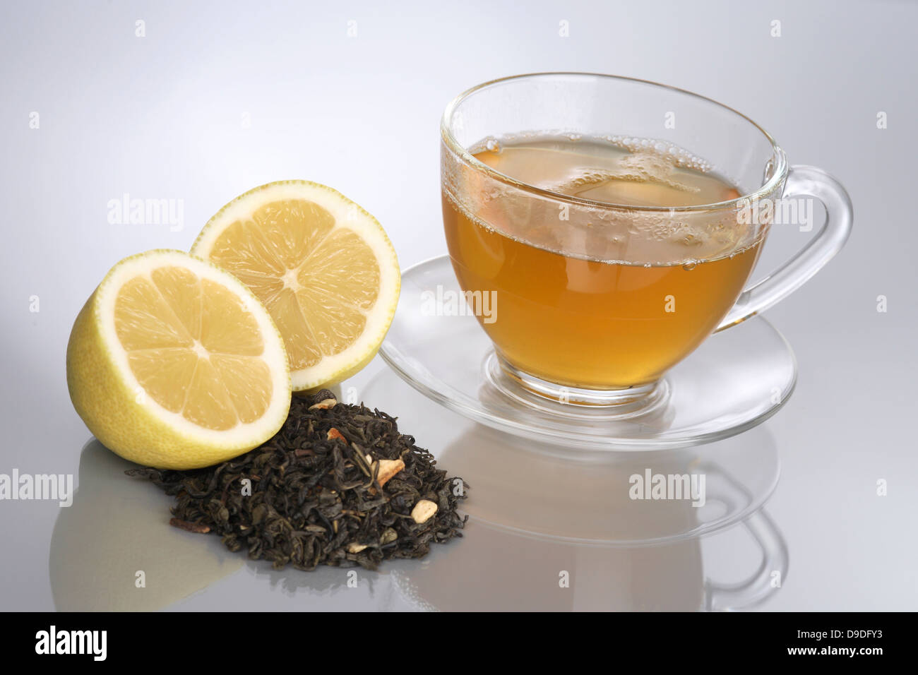 Tè al limone Foto Stock