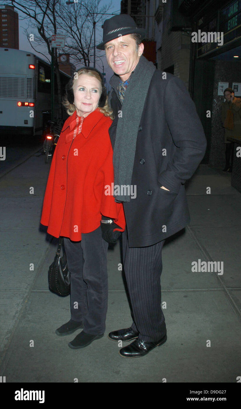 Juliet Mills e Maxwell Caulfield Screening di 'Meek interdizione dell' al Landmark Sunshine Cinema - Gli arrivi di New York City, Stati Uniti d'America - 28.03.11 Foto Stock