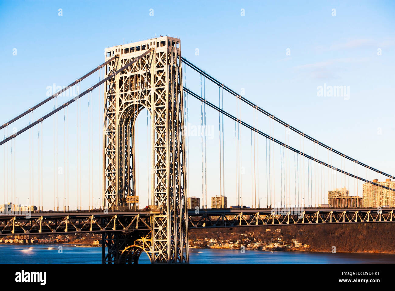 George Washington Bridge, New York, Stati Uniti d'America Foto Stock