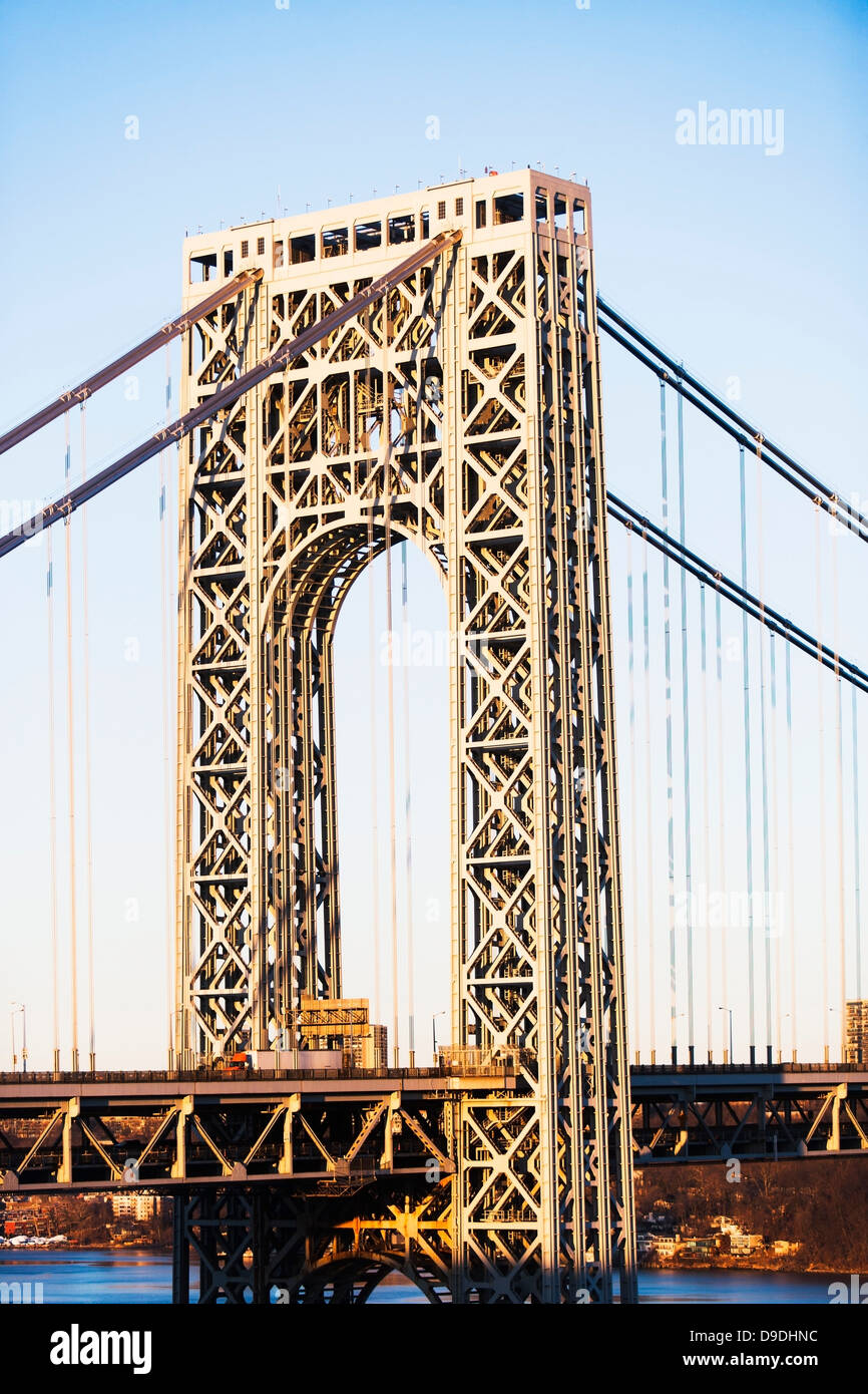 George Washington Bridge, New York, Stati Uniti d'America Foto Stock