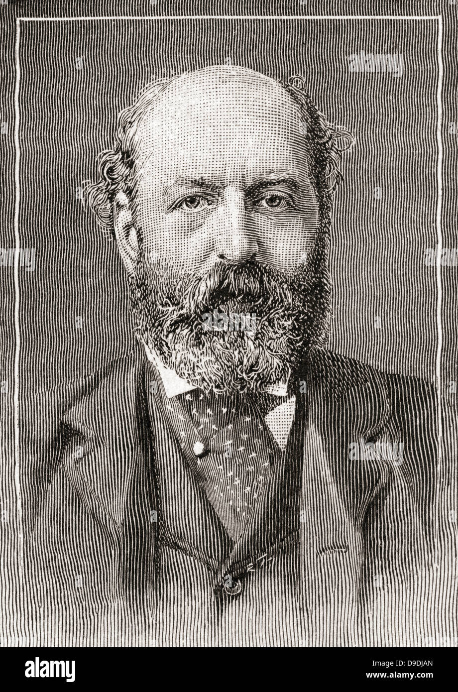 Nathan Mayer Rothschild, Primo Barone Rothschild, Baron de Rothschild, 1840 - 1915. British Banker e politico. Foto Stock