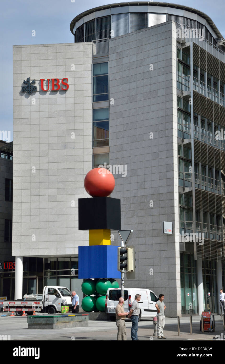 UBS bank, Zug, Svizzera. Foto Stock