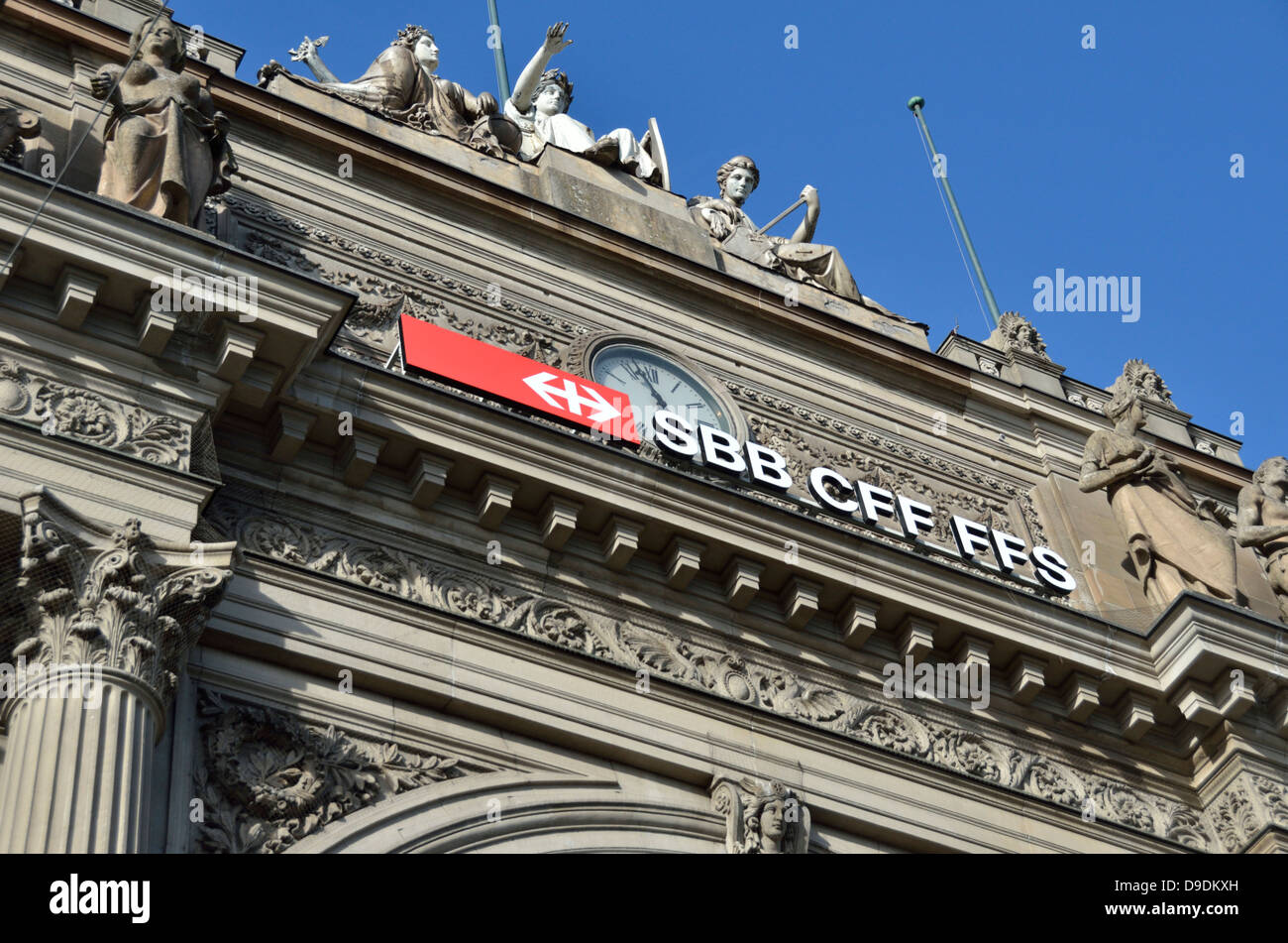 Zurich Hauptbahnhof (stazione centrale), Svizzera Foto Stock