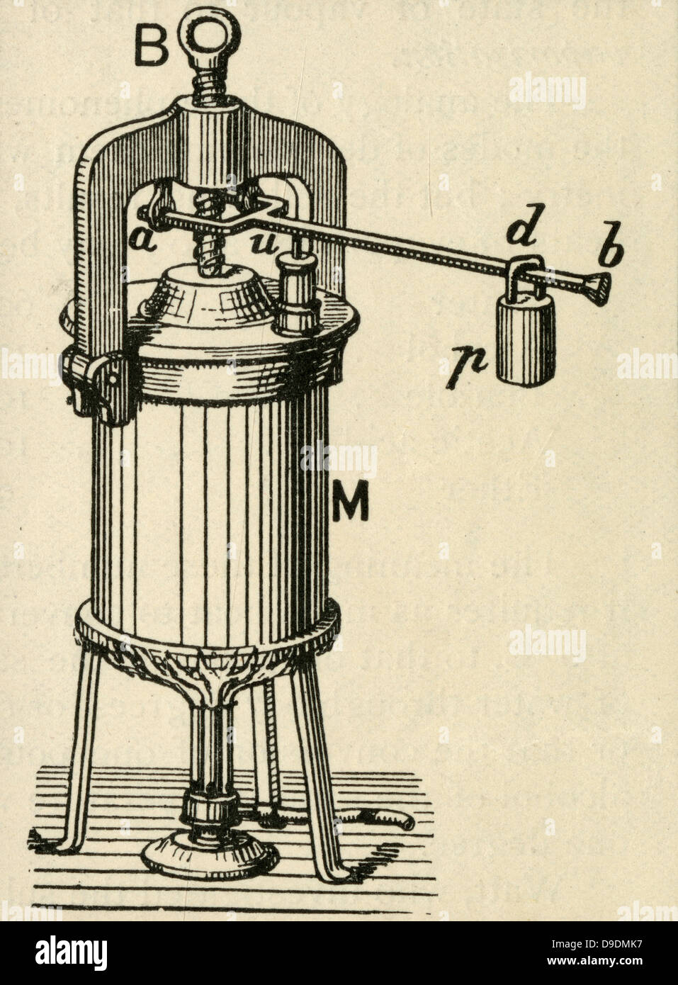 Denis Papin (1647-1712) il digestivo, il precursore della domestic pentola  a pressione Foto stock - Alamy