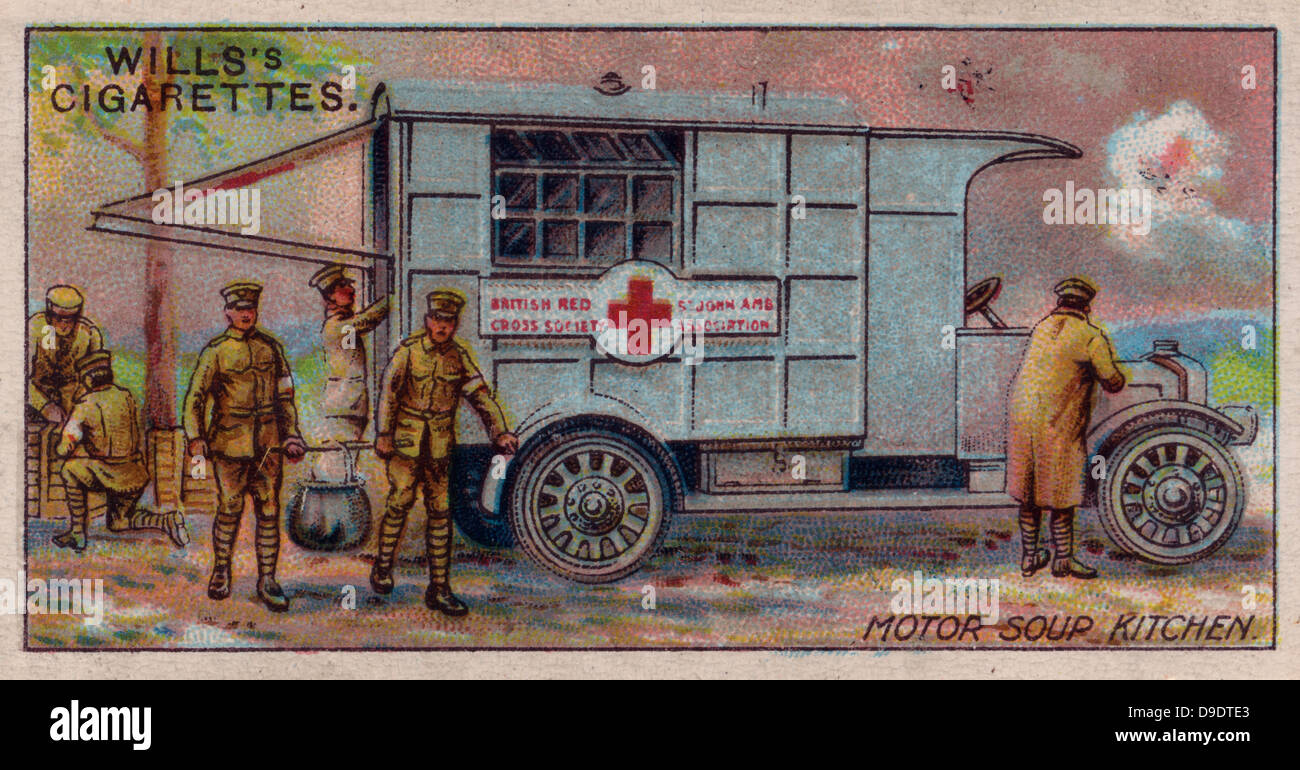 Motori militari serie, 1916: British Motor Soup Kitchen. Foto Stock