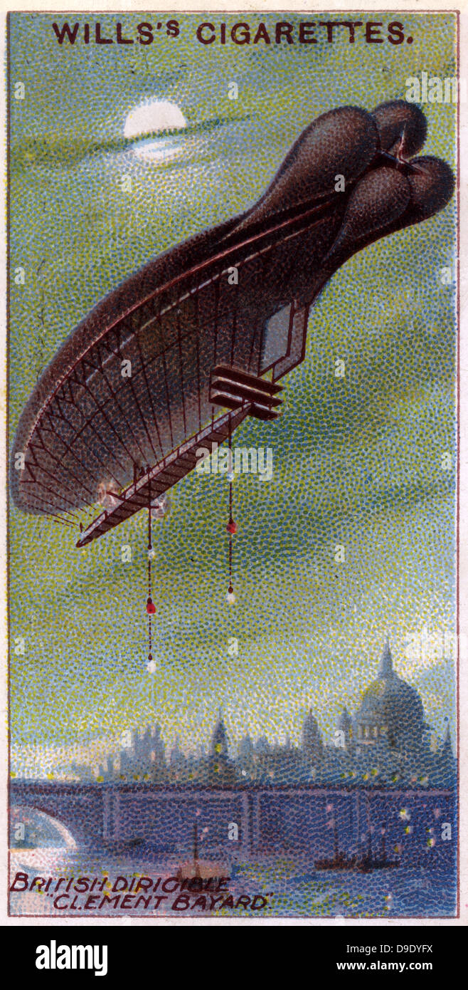 Aviazione, 1910: British Diigible (dirigibile) "Clement Bayard' Foto Stock