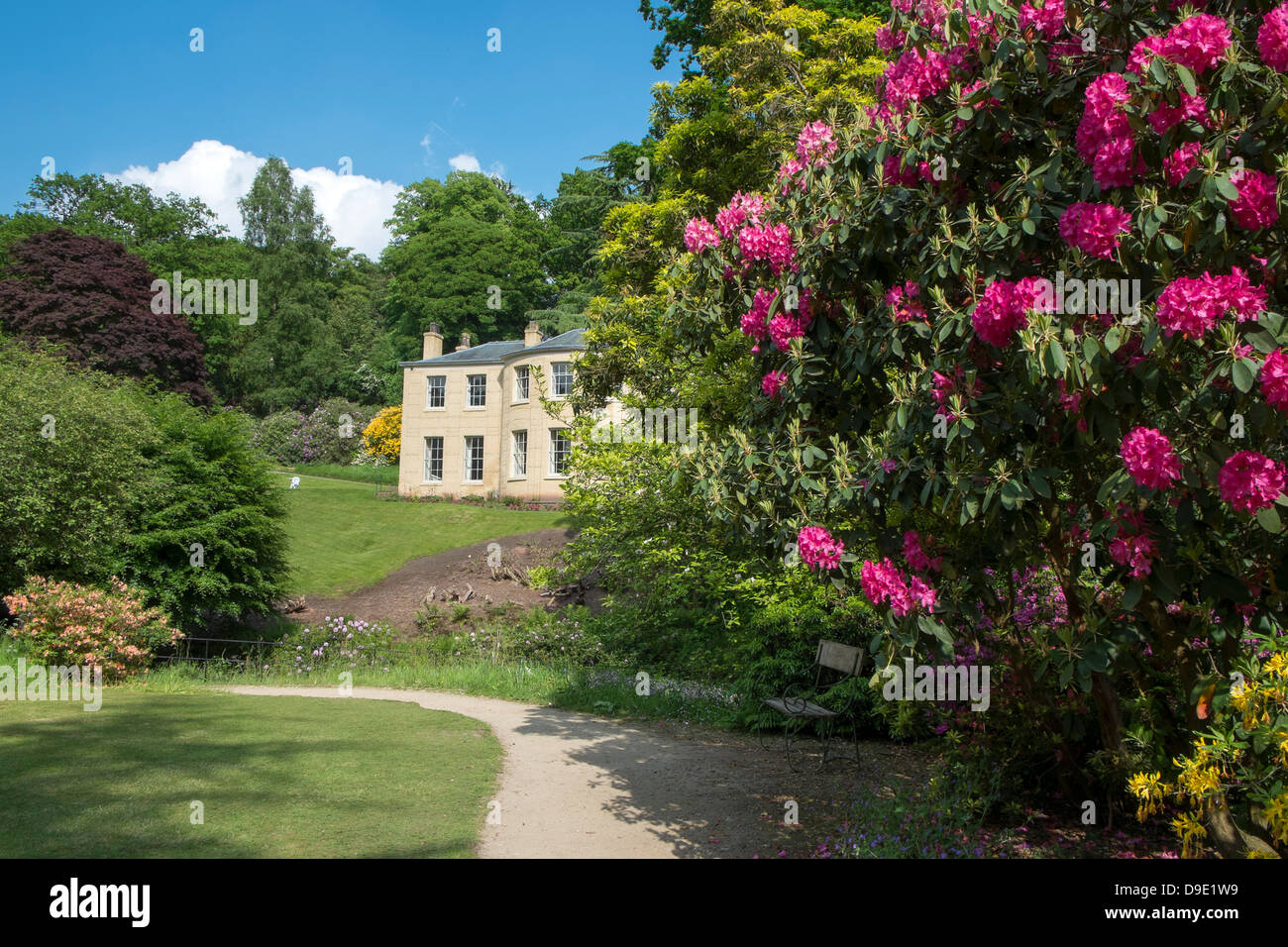 Regno Unito Cheshire Styal, Styal Mill Gardens Foto Stock