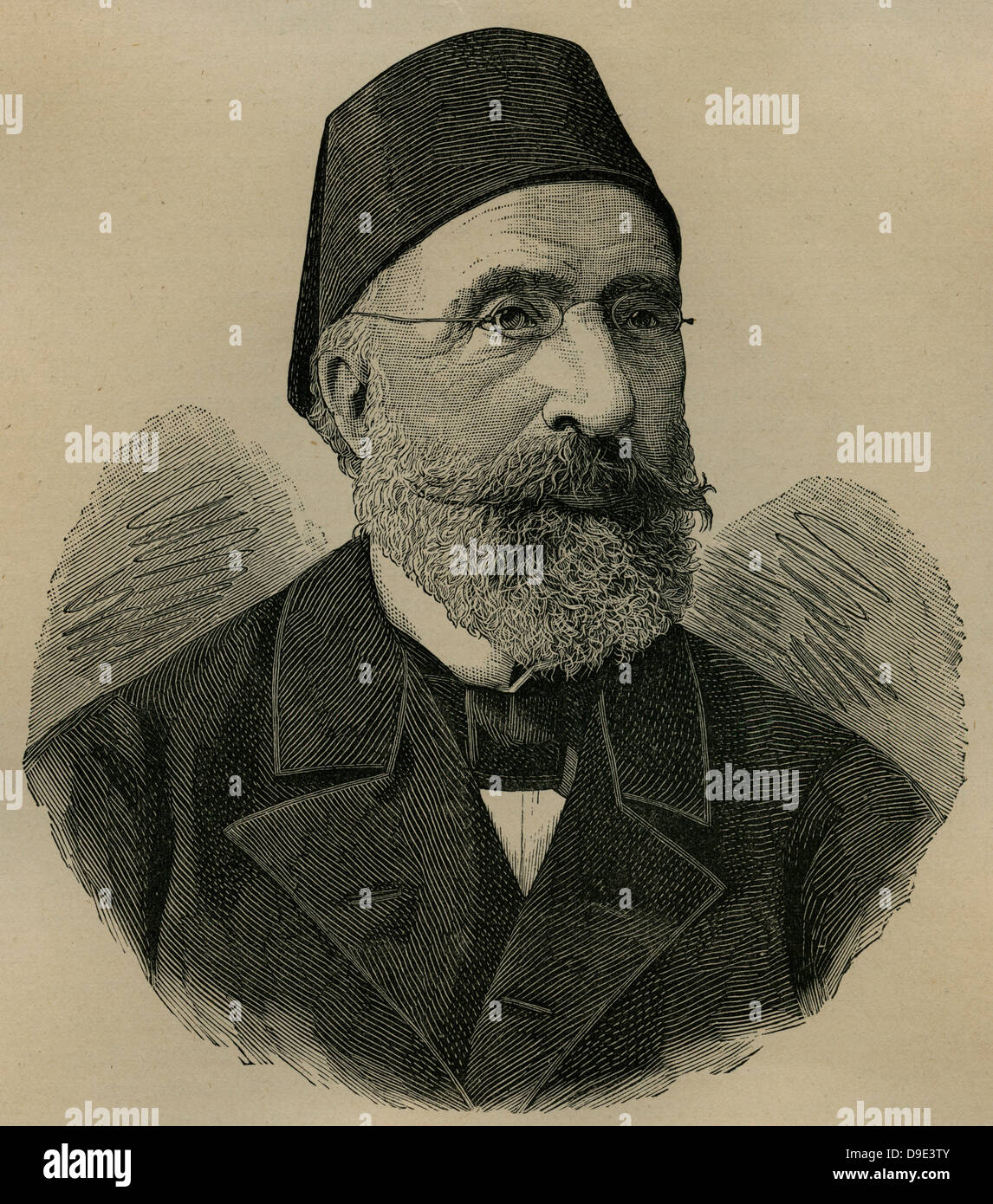 Midhat Pascià (1822-1884) turco ottomana statista e riformatore. Foto Stock