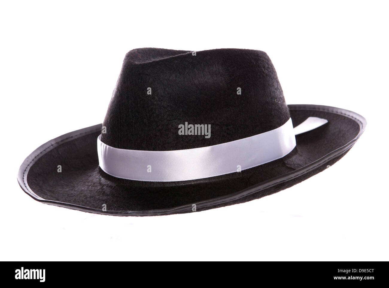 cappello nero mafia Foto Stock