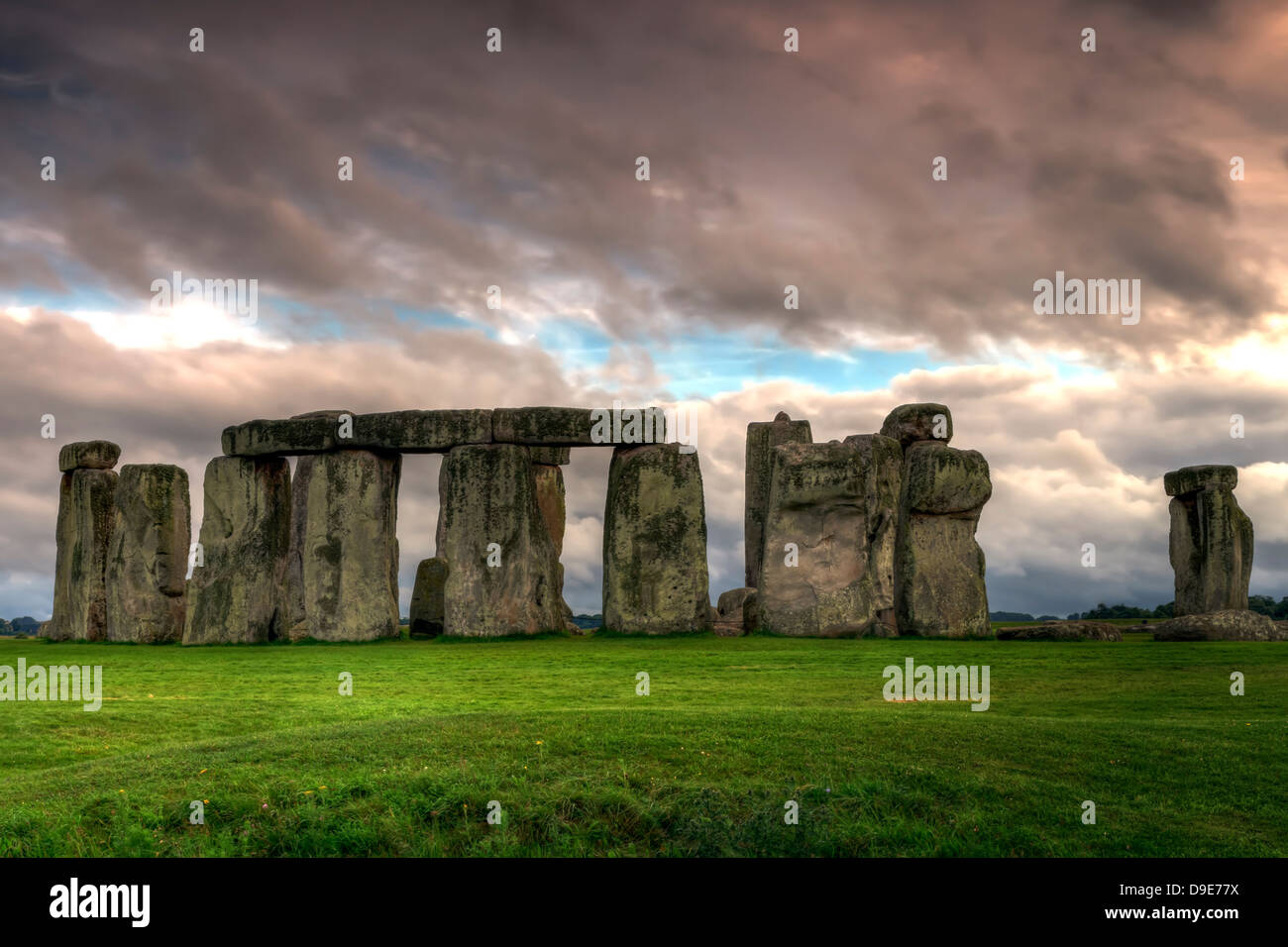 Stonehenge in Inghilterra Foto Stock