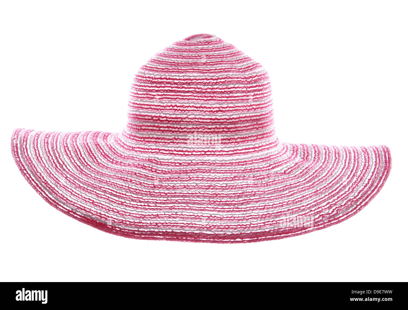 cappello estivo rosa Foto Stock