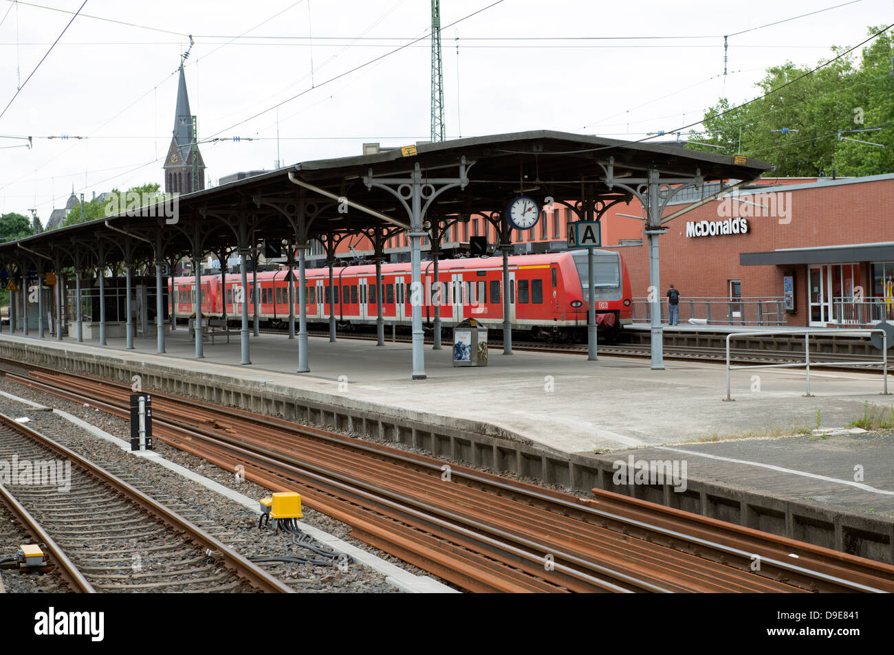 Solingen stazione ferroviaria Germania Foto Stock
