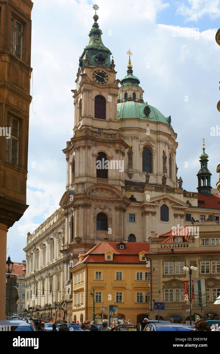 Piccolo quartiere Mala Strana di Praga Repubblica Ceca Foto Stock
