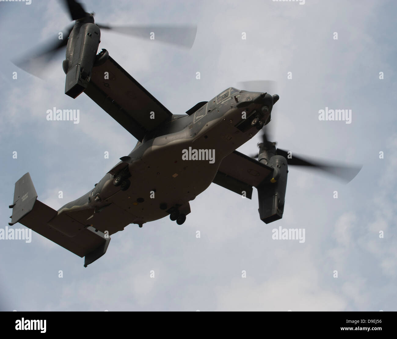 Un U.S. Air Force CV-22 Osprey tiltrotor aeromobili. Foto Stock