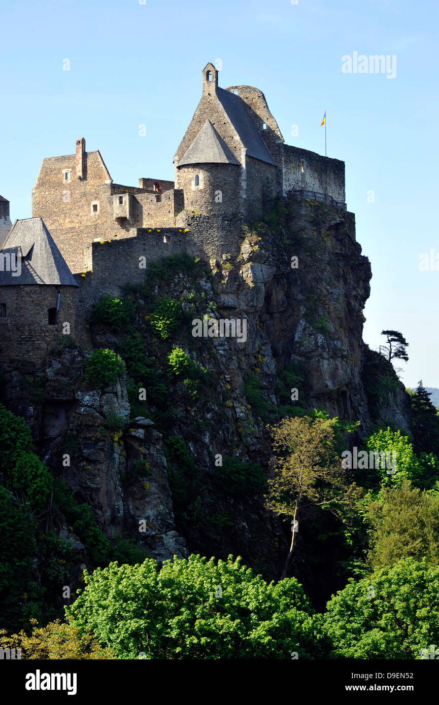 Castello in rovina Aggstein, patrimonio culturale mondiale dell UNESCO MONDO NATURA erede Wachau, Austria Inferiore, Austria, Europa Foto Stock