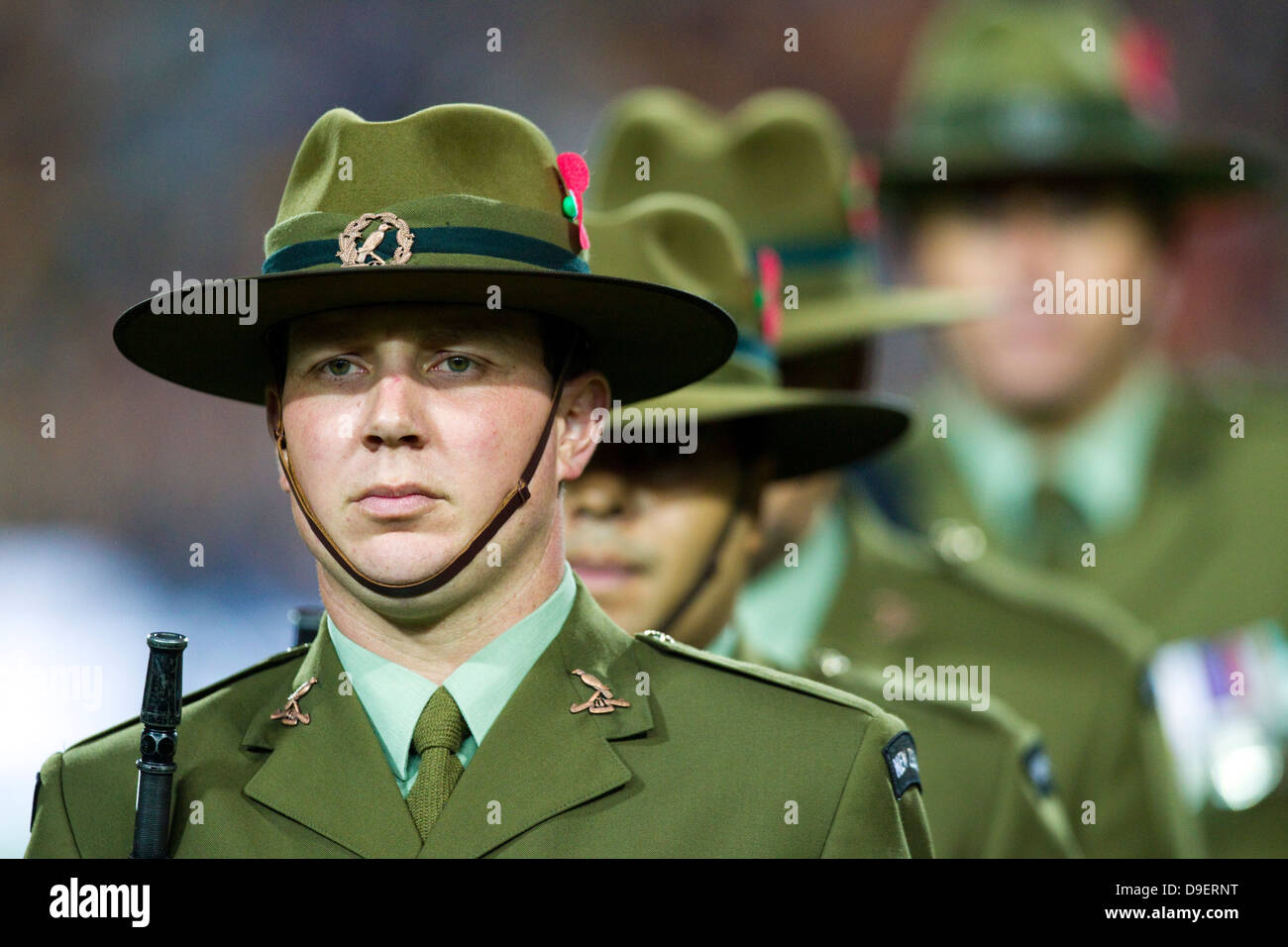 Nuova Zelanda soldato dell'esercito Foto Stock