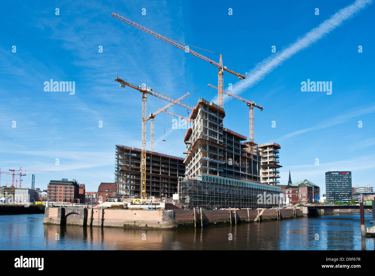 La SPIEGEL nuovo edificio nel porto di Amburgo città nuova SPIEGEL edificio nella città portuale di Amburgo Foto Stock