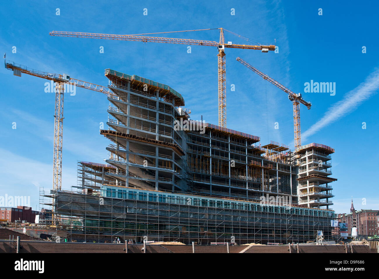 La SPIEGEL nuovo edificio nel porto di Amburgo città nuova SPIEGEL edificio nella città portuale di Amburgo Foto Stock