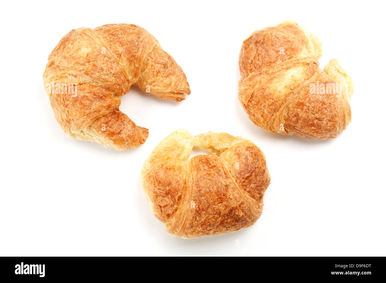Cornetti freschi, cornetti freschi Foto Stock