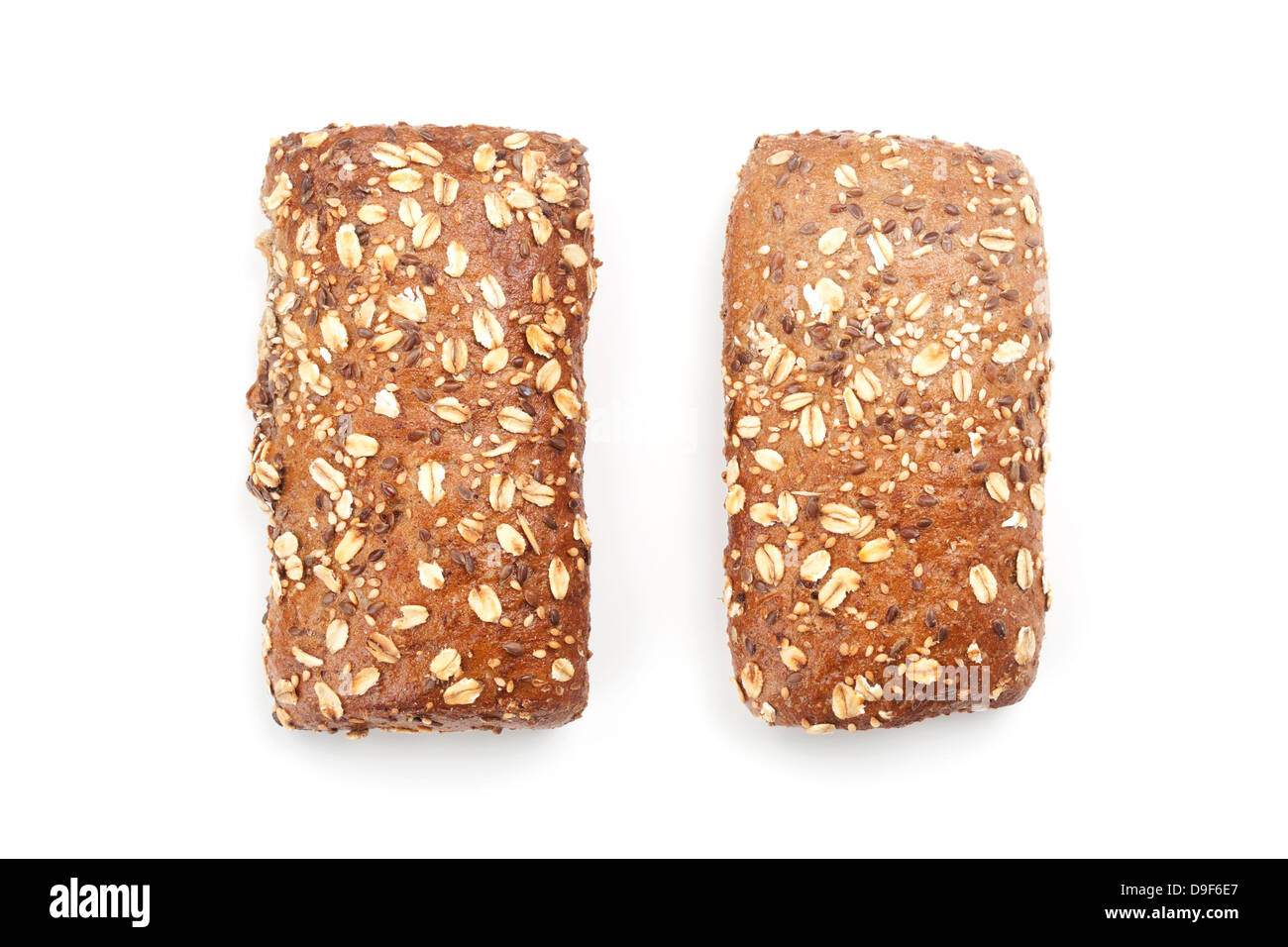 Fresche pane integrale panini freschi, pane integrale Foto Stock