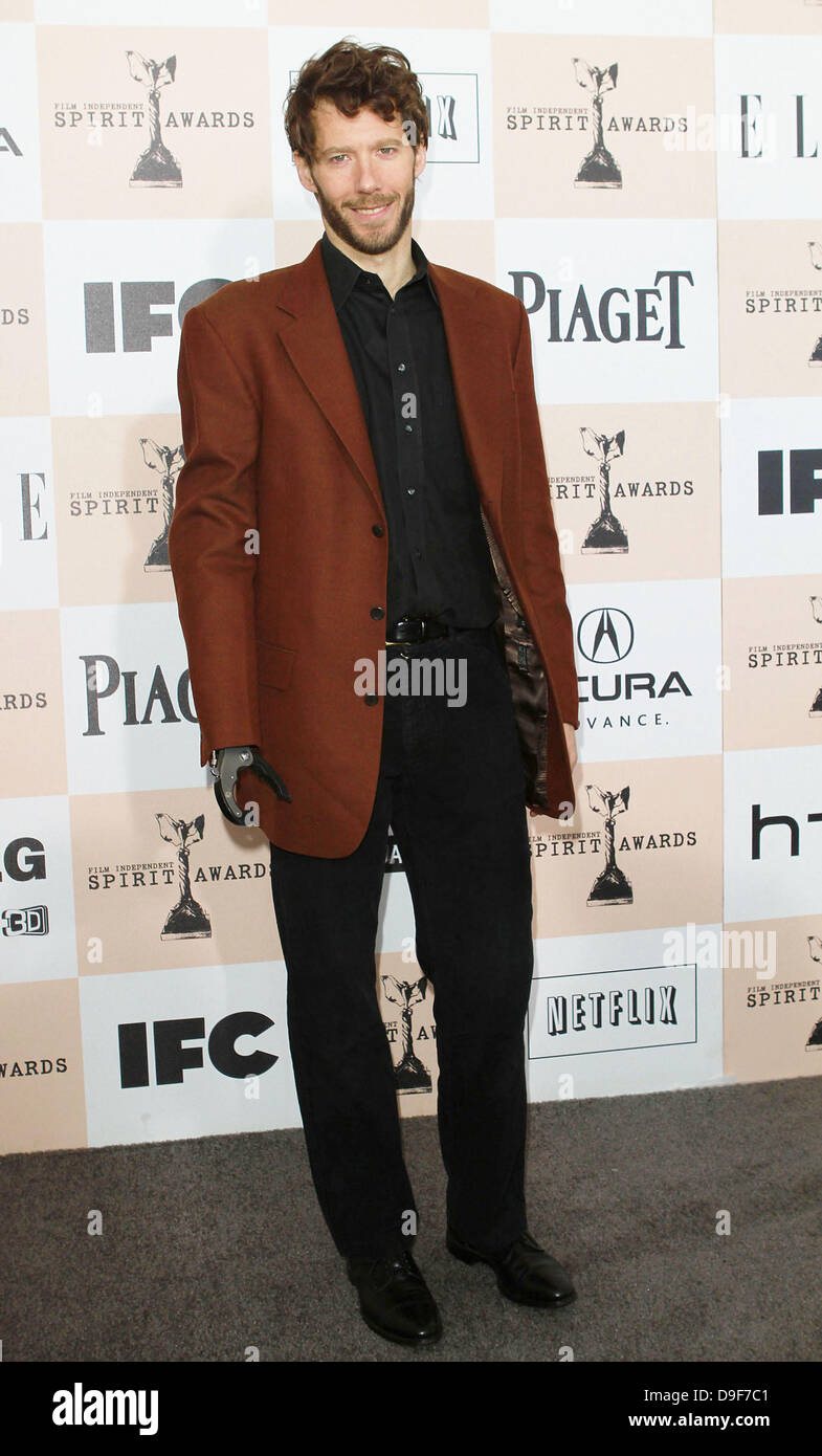 Aron Ralston il film 2011 Lo Spirito indipendente Awards tenutosi presso la spiaggia di Santa Monica - Gli arrivi di Los Angeles, California - 26.02.11 Foto Stock