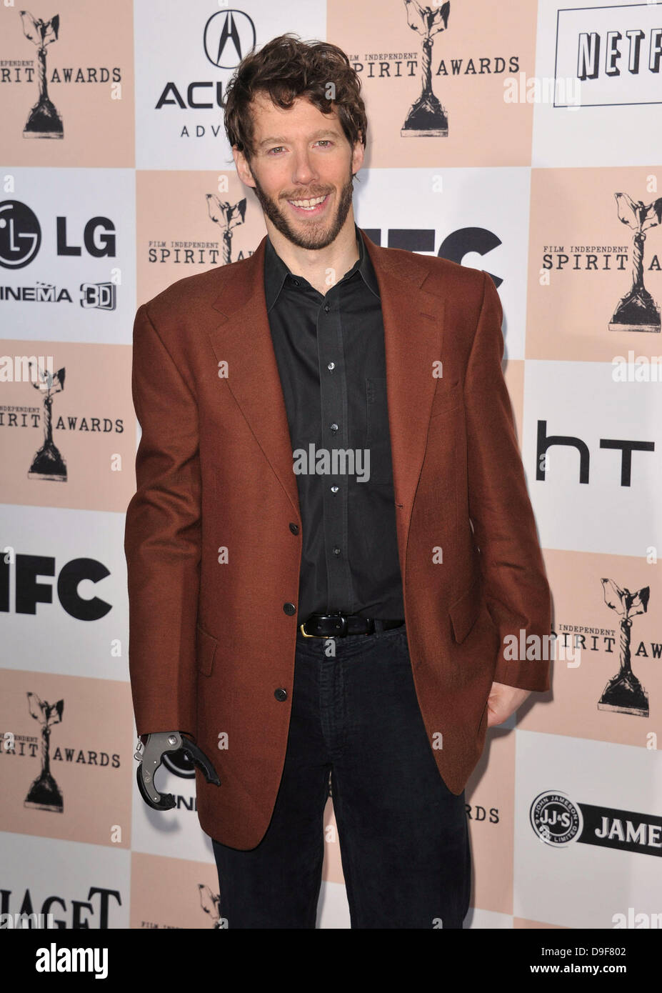 Aron Ralston il film 2011 Lo Spirito indipendente Awards tenutosi presso la spiaggia di Santa Monica - Gli arrivi di Los Angeles, California - 26.02.11 Foto Stock