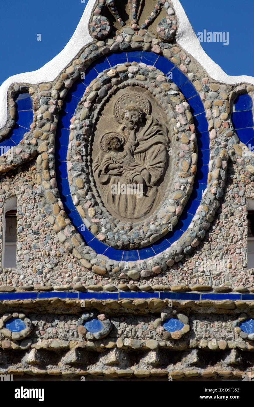 Modernista, house, villaggio, arte, Sant Julia Vic, Osona, Barcellona, in Catalogna, Spagna, Europa Foto Stock