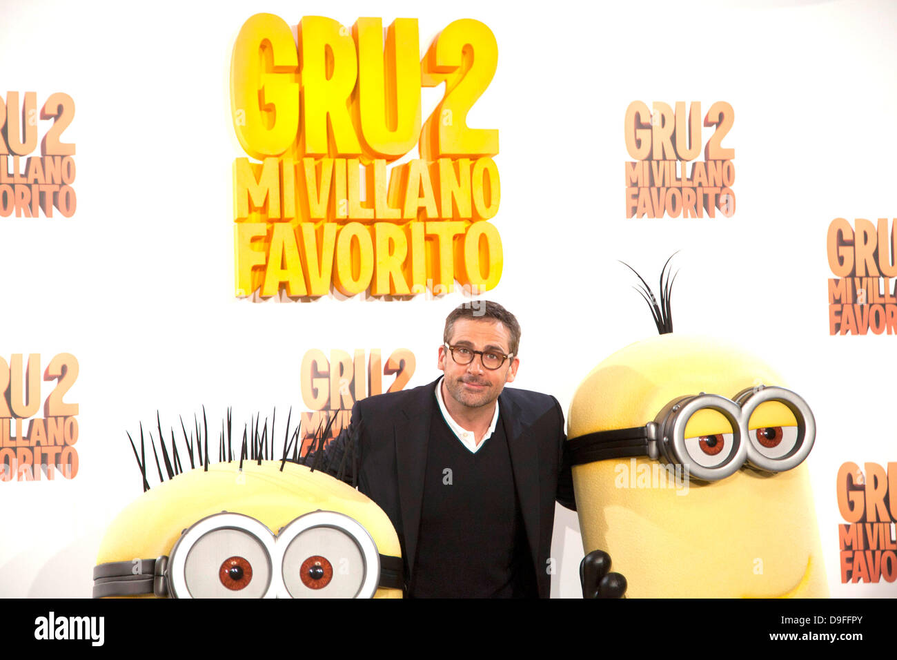 Madrid, Spagna. Il 18 giugno, 2013. Attore Steve Carell assiste il 'Despicable Me 2' (Gru 2 Mi Villano favorito) photocall a Villamagna Hotel il 18 giugno 2013 a Madrid, Spagna Credito: dpa picture alliance/Alamy Live News Foto Stock