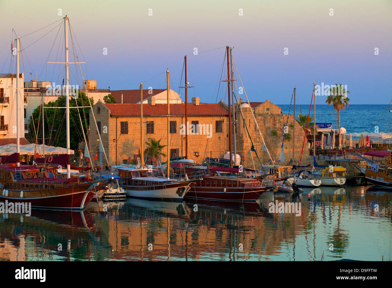 Kyrenia Porto, Kyrenia, a nord di Cipro, Cipro Foto Stock