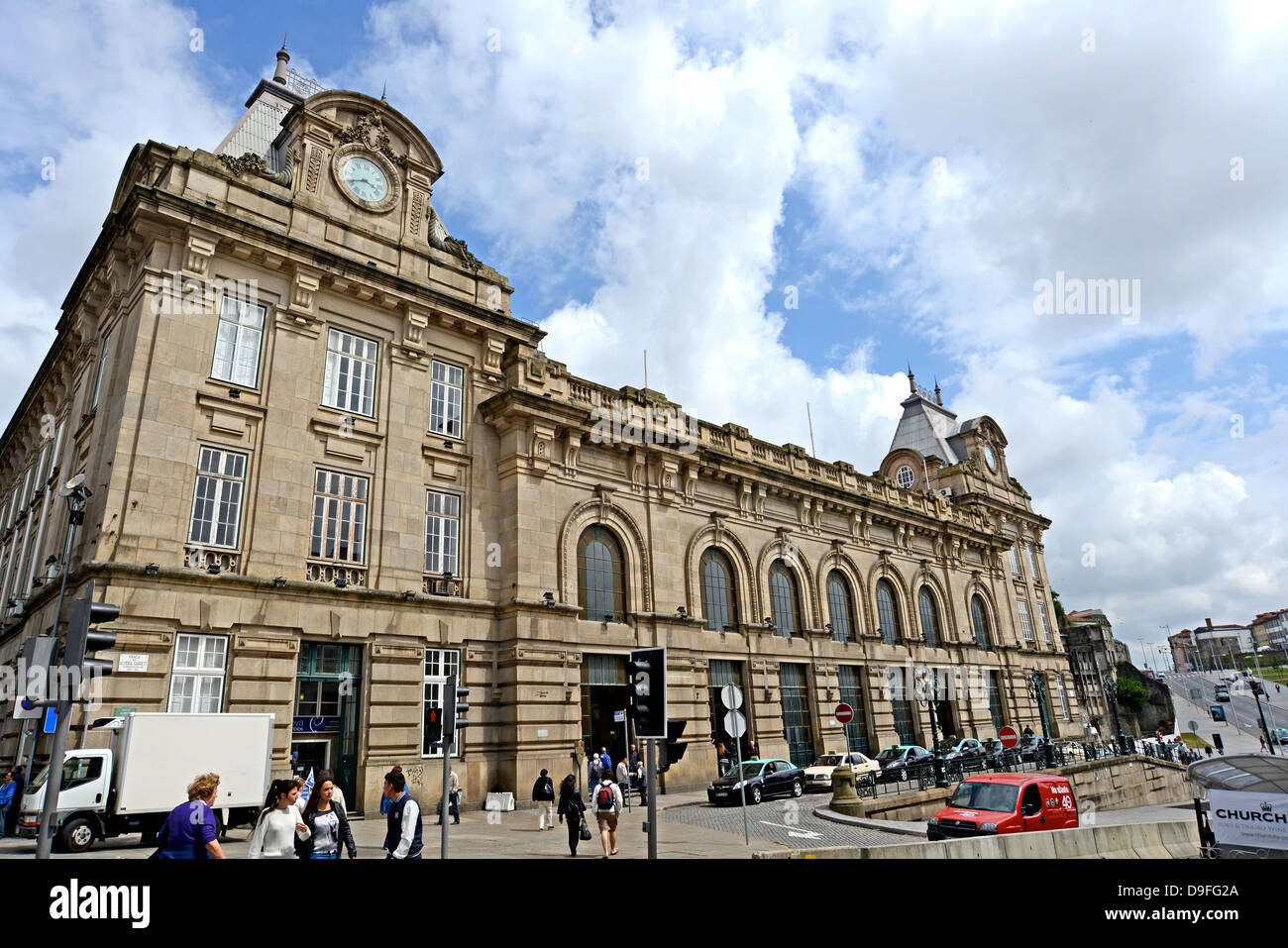 Alla stazione ferroviaria di Sao Bento Porto Portogallo Foto Stock