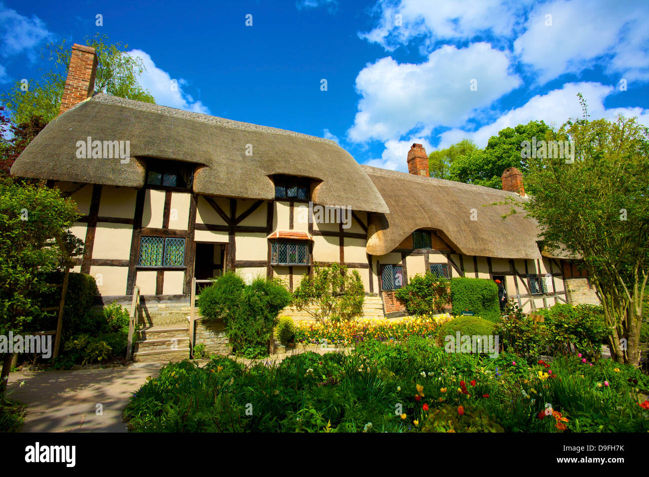 Anne Hathaway's Cottage, Shottery, Stratford upon Avon, Warwickshire, Inghilterra, Regno Unito Foto Stock