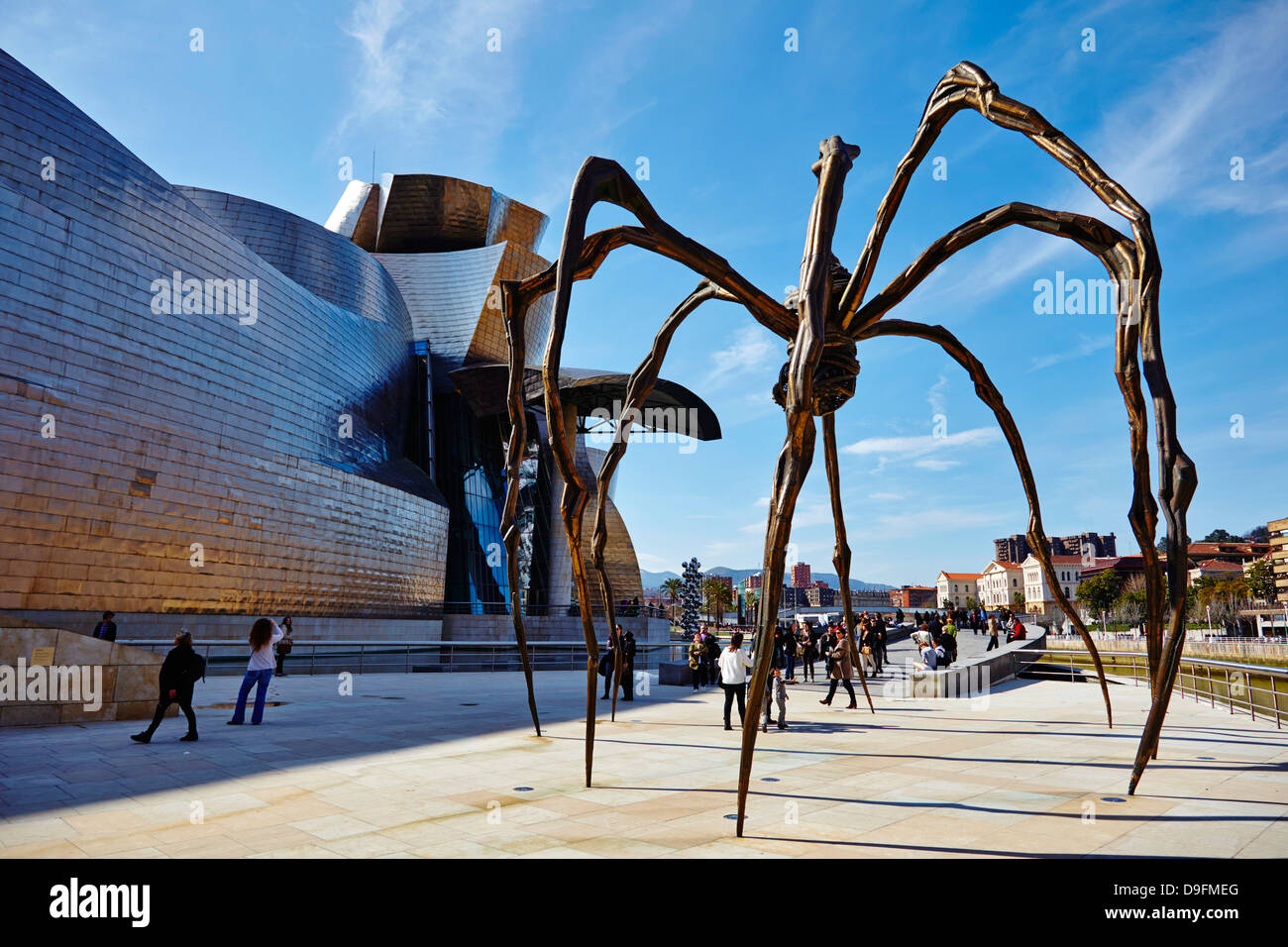Guggenheim Museum Bilbao Euskadi, Spagna Foto Stock